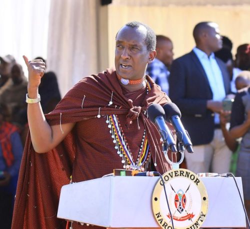 Narok County Governor Patrick Ole Ntutu during a past function .PHOTO/@OleNtutuK/X