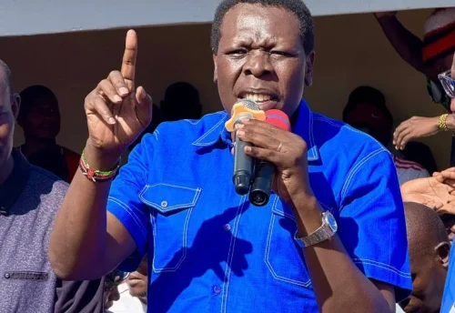 Party-Kenya (DAP-K) party leader, Eugene Wamalwa during a past event: PHOTO/@EugeneLWamalwaX