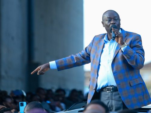 Former Deputy President Rigathi Gachagua during his past event at Kimbo, Juja Constituency: PHOTO/facebook.com/DPGachagua/photos