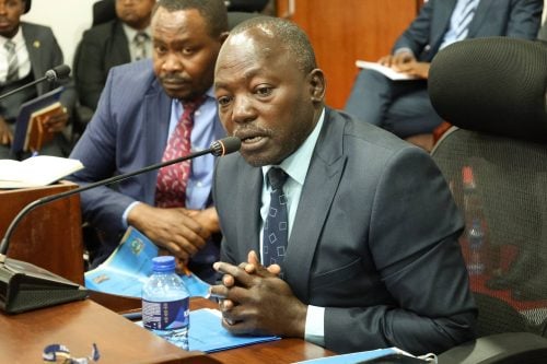 Laikipia Governor Joshua Irungu appearing before the Senate committee on Wednesday, January 28, 2026. PHOTO/https://www.facebook.com/GvnJoshuaIrungu
