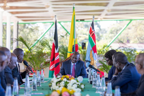 President William Ruto, during a meeting with the East African Law Society (EALS) at State House, Nairobi, on Wednesday, January 14, 2026. PHOTO/@WilliamsRuto/X