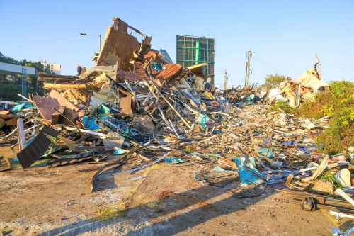 Properties of high value destroyed along Douglas Wakiiru Road in Nairobi, previously known as Aerodrome Road, near Nyayo National Stadium. PHOTO/@rigathi/X