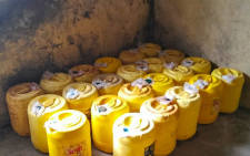 Police seize 460 litres of suspected chang’aa in Uasin Gishu