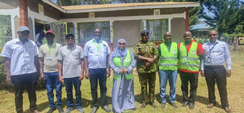 IEBC officials during the two-day candidate’s registration process for the February by-elections. PHOTO/@IEBCKenya