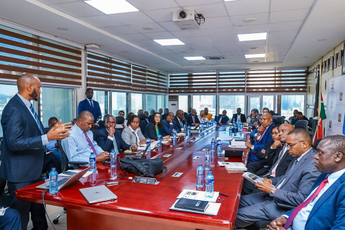 Treasury Principal Secretary Chris Kiptoo during a briefing by the project team on the automation of Kenya's external debt payment platform, on Tuesday, January 27, 2026. PHOTO/@kiptoock/X