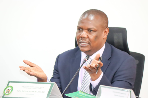 Public Investments Committee on Governance Chairperson Wanami Wamboka on Friday, January 30, 2026. PHOTO/https://www.facebook.com/ParliamentKE