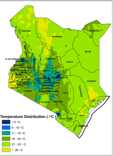 Weekly weather outlook by the Kenya Met released on Tuesday, January 13, 2026. PHOTO/@MeteoKenya/X