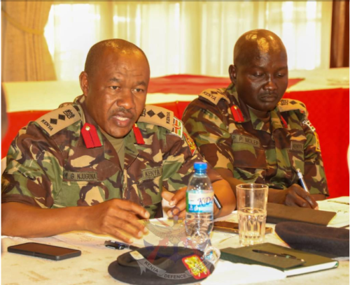 Kenya Defence Forces and India Joint Defence Working group II have convened at Defence Headquarters. PHOTO/KDF