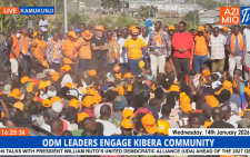 ODM leaders receive heroic reception en route to Kibera rally