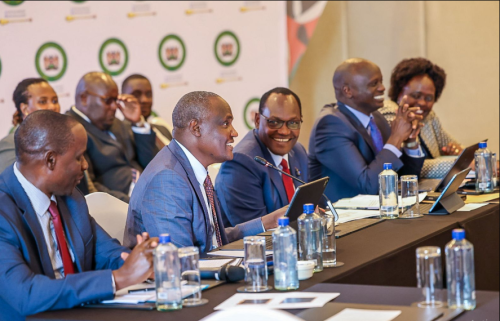 Treasury Cabinet Secretary John Mbadi appearing before a joint committee of the National Assembly on Tuesday, January 13, 2026. PHOTO/@KeTreasury/X