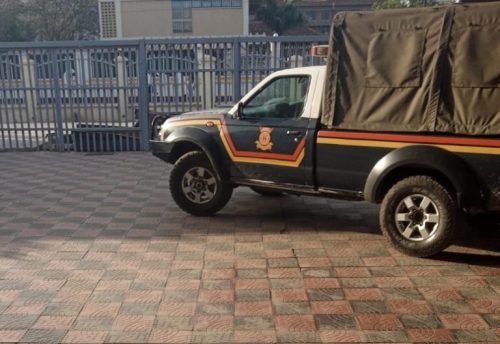 A police Land cruiser. PHOTO/Martin Oduor