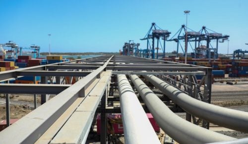 Kipevu Oil Terminal at the port of Mombasa. ; PHOTO/@Kenya_Ports/X