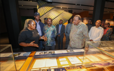 Uhuru and Kalonzo tour Olusegun Obasanjo Presidential Library in Abeokuta