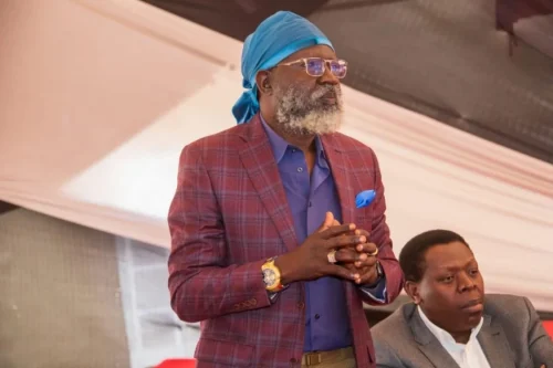 Roots Party Leader George Wajackoyah during a past function. PHOTO/GL Wajackoyah(@glwajackoyah)/Twitter