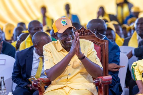 William Ruto during the UDA Aspirants' Meeting at State House. PHOTO/State House