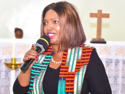 Tabitha Karanja during a past event. PHOTO/https://www.facebook.com/Sen Tabitha Karanja Keroche, MGH