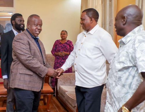 Matiang’i with JB Muturi, Methu and Rigathi Gachagua in Njabini. PHOTO/https://www.facebook.com/Dr. Fred Matiang’i