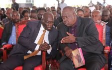 Opposition leaders join Jamleck Kamau during his mother’s send-off in