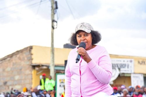 Kipipiri MP wanjiku Muhia during a past function. PHOTO//https://www.facebook.com/wanjiku.muhia.1