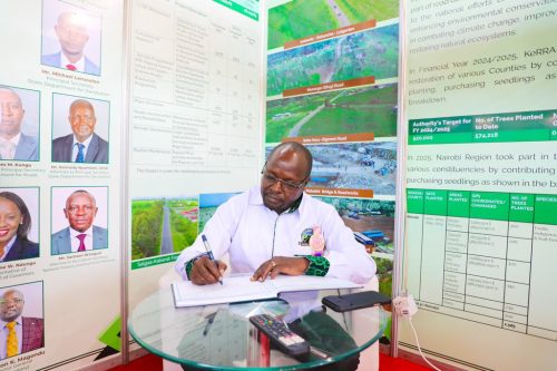 KeRRA Director General Jackson Karubiu Magondu during a past event. PHOTO/@Roads_KE/X