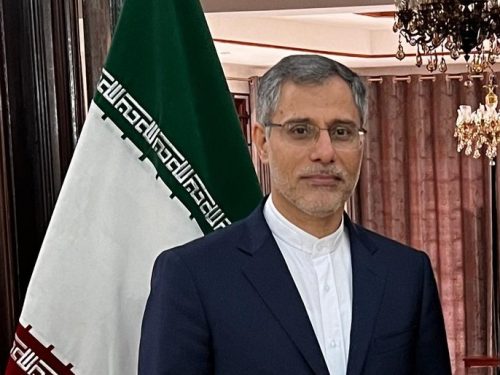 Iranian Ambassador to Kenya, Ali Gholampour, during a past event. PHOTO/@IRANinKENYA/X