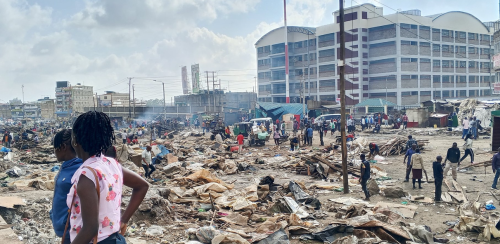The aftermath of Githurai demolitions.