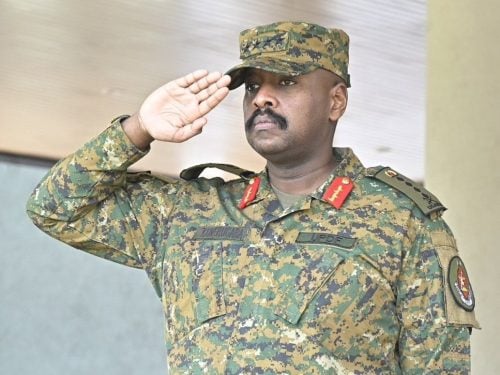 The Chief of Defence Forces (UPDF), General Muhoozi Kainerugaba. PHOTO/@ChrisOMagezi/X