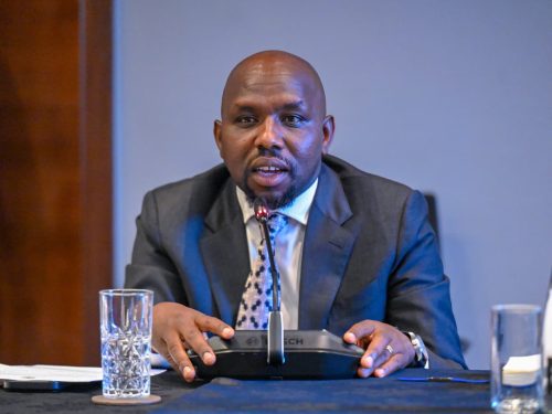 Kipchumba Murkomen addressing security measures during Turkana Oil discussions. PHOTO@kipmurkomen/X