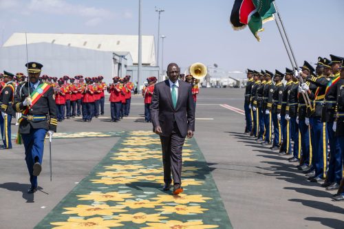 William Ruto in Addis Ababa, Ethiopia, ahead of the 39th Ordinary Session of the African Union (AU) Assembly, scheduled for February 14-15, 2026. PHOTO@WilliamsRuto/X