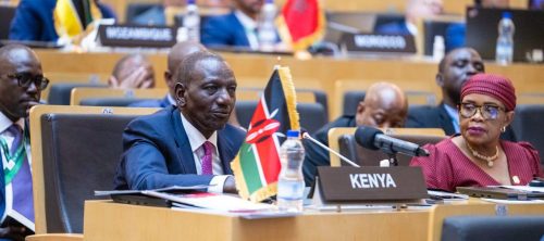 William Ruto during the 39th African Union Summit in Addis Ababa. PHOTO/@WilliamsRuto/X