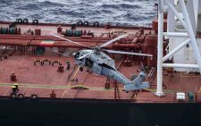 US forces board sanctioned oil tanker in Indian Ocean