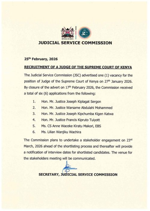 Released by Judiciary. PHOTO/Screengrab by People Daily Digital