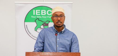 Marjan Hussein Marjan speaking during an IEBC forum on September 9, 2025. PHOTO/@IEBCKenya/X