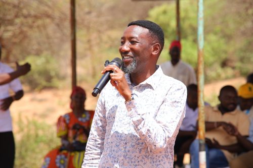 Mbeere North MP Leo Wamuthende at a past function. PHOTO/https://www.facebook.com/LeoWamuthende