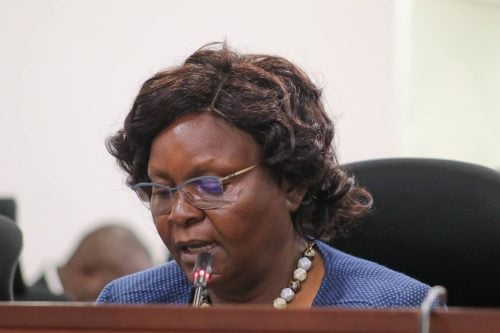 Commission on Revenue Allocation chairperson Mary Chebukati.