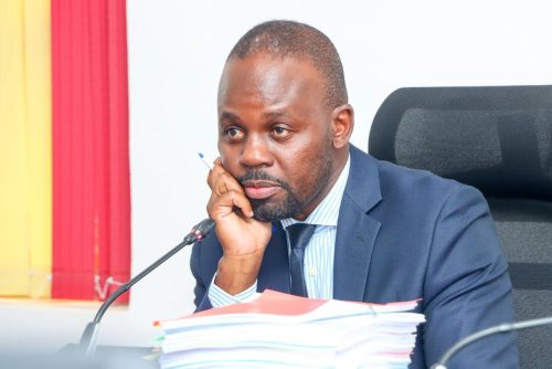 Homa Bay Senator Moses Kajwang during a past event. PHOTO/https://www.facebook.com/senatorkajwang