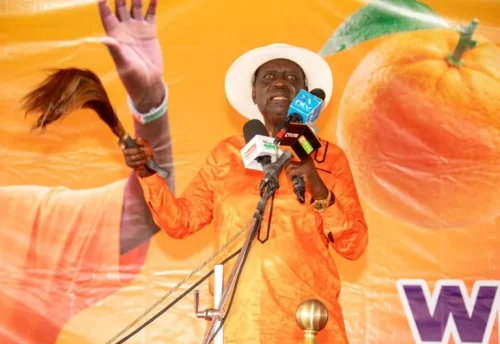New ODM Party Leader Oburu Odinga at a past ODM event.PHOTO/@TheODMparty/X