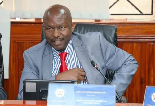 Nyamira Senator Okong’o Omogeni during a past media presser: PHOTO/https://www.facebook.com/okongo.mogeni.14