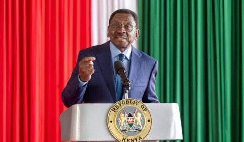 Siaya Governor James Orengo speaking during a State House meeting on Thursday, June 5, 2025. PHOTO/@orengo_james/X