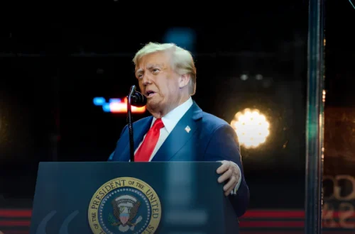 US President Donald speaks during a past function. PHOTO/https://www.facebook.com/WhiteHouse