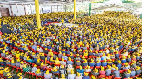 Ongoing meeting with 12,353 UDA aspirants for the 2027 General Election at State House, on Wednesday, February 4, 2026, Nairobi. PHOTO/@WilliamsRuto/X