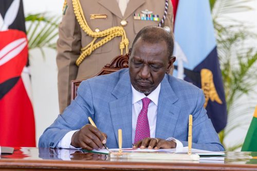 President William Ruto during the award of a charter to Bomet University on Wednesday, February 4, 2026: PHOTO/facebook.com/williamsamoei
