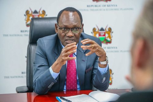 Treasury Principal Secretary Chris Kiptoo during a past event: PHOTO/@Kiptoock/X