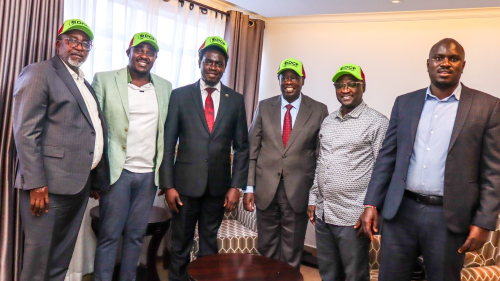 Former Law Society of Kenya (LSK) president Nelson Havi with DCP Party Leader Rigathi Gachagua following his defection to the Democracy for the Citizens' Party on Wednesday, February 4, 2026. PHOTO/@rigathi/X