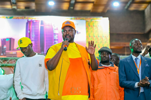 An image showing ODM party merchandise bearing pictures of President William Ruto, during an event organised by Oketch Salah on February 6, 2026. PHOTO/@Oketch_Salah/X