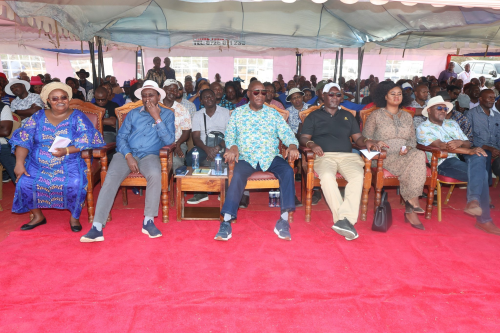 Azimio party leader Kalonzo Musyoka at the renaming ceremony of Kyuso Girls School as Mama Pauline Kalonzo Girls – Kyuso in Kitui County on February 14, 2026. PHOTO/@skmusyoka/X