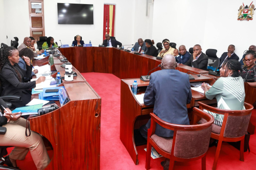 The Senate Standing Committee on Education engaged education professionals and the Council of Governors during a meeting at Bunge Tower on February 3, 2026. PHOTO/https://www.facebook.com/ParliamentKE