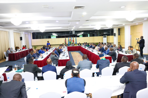 Chief of Staff and Head of the Public Service Felix Kosgei addresses Principal Secretaries during the first monthly meeting of 2026 at State House, Nairobi, on Wednesday, February 4, 2026. PHOTO/@koske_felix/X