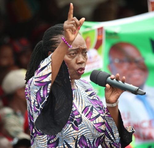 Martha Karua addressing a rally at Mai-Mahiu in Nakuru County on Friday, February 27, 2026. PHOTO/https://www.facebook.com/DPGachagua