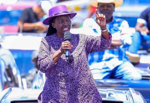 The People’s Liberation Party Leader, Martha Karua during a past event: PHOTO/facebook.com/MarthaKarua